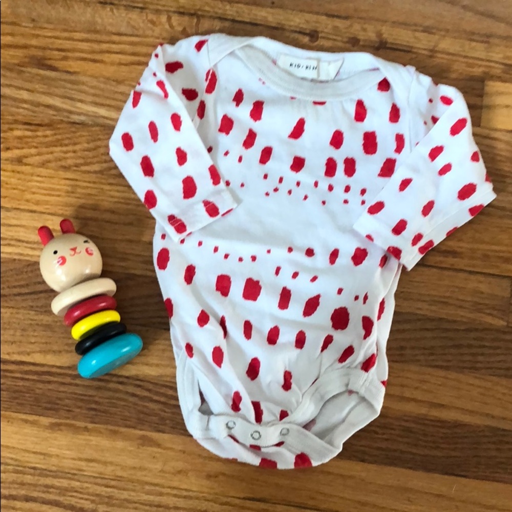 kid + kind | long sleeve onesie | 3-6 months